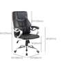 Office Chair: Executive Modern Padded Seat thumb 3