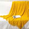 Soft Knitted Throw Blanketswith Tassel thumb 2