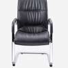 OFFICE CHAIR: Black  Heavy Leathered Office Chair thumb 3