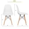 Indoor Aimes Side Chair in White thumb 5