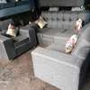 Grey five seater sofa set readily available thumb 2
