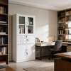 Metal Office Storage Cabinet With Drawers thumb 4