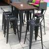 Barstools : Coffee Cafe Metal Barstool thumb 5