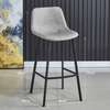 Barstool: Metal High Leg Barstool With Leather Padding thumb 2