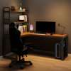 Curved office desk: 1.2m curved desk with metal legs thumb 0