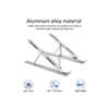 Adjustable Aluminum Laptop Stand Foldable Portable thumb 0