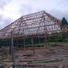 Natural Thatch Gazebo Wooden Poles Spacious Shade thumb 9