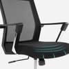 Mesh Desk Chair; Mid-back, Swivel, Star Base, Plastic Arms thumb 2