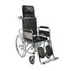 reclining high back  commode wheelchair thumb 0