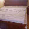 King size 6by6 bed plus spring mattress thumb 0