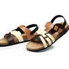 Leather Guoluofei Sandals Double Buckle Footbed Sandals thumb 0