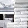 Pure cotton,pure white, stripped quality bedsheets thumb 3