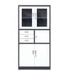 2‑Door Steel Glass Display Lockable Office Cabinet thumb 3
