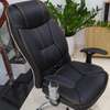 Office Chair; Generic Orthopedic Leather Office Chair thumb 3