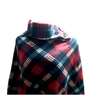 Womens Multicolor Cotton Poncho with silver watch thumb 1