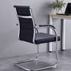 Office Chair : Black Chrome Leather Office Chair thumb 3