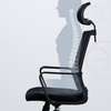 Office Chair: Upholstered Chair with Headrest thumb 3