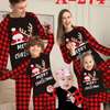 christmas pajamas outfit for both adult and kids thumb 1