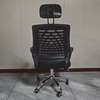 Adjustable Black Swivel Mesh Office Chair thumb 2