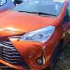 Toyota Vitz hybrid orange 2018 thumb 1