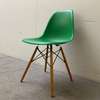 green plastic Eames outdoor chair thumb 1