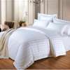 *High quality white satin stripped cotton duvet covers* thumb 2