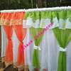 ADORABLE ORANGE AND GREEN KITCHEN CURTAINS thumb 4