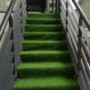 Staircase well fitted artificial grass carpet thumb 0