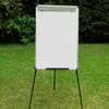 CLASSIC STEEL EASEL WHITEBOARD PORTRAIT ORIENTATION, ALUMINUM FRAME, ON A TRIPOD STAND & PORTABLE! thumb 0