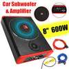 8" 12V 600W Car Under Seat Subwoofer Speaker Stereo thumb 1