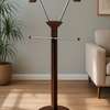 Hangers: Modern Wooden Valet Stand Metal Accents Coat Hanger thumb 1