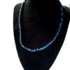 Womens Blue Crystal Necklace and earrings thumb 1