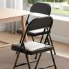 Foldable Lightweight Leather Metal Frame Office Chair thumb 7