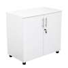Wooden Office Storage Cabinet 2-Door Lockable Cupboard thumb 3