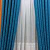 BLUE PLAIN AND PRINTED CURTAINS thumb 4