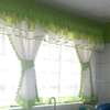 ADORABLE ORANGE AND GREEN KITCHEN CURTAINS thumb 3
