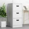 Office cabinet: 3-drawer steel office filing cabinet thumb 0