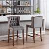 Wooden high bar stools/cocktail chairs(pairs( thumb 7