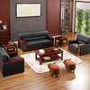 Leather 5 Seater Waiting Office Sofa thumb 2