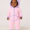 Warm fleece rompers thumb 1