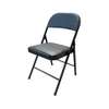 Office Chair: Ergonomic Folding Metal Outdoor Armless Chair thumb 3