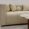 Modern Beige Sectional Sofa with Cushions thumb 3