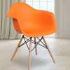 Dining Chair: Modern Bistro Plastic Dining Armchair thumb 1