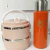 *2 Layer Portable Food-Warmer and 600ml vacuum bottle thumb 0