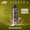 ECK KK Energy 8000 Puffs Vape – Pina Colada Rum thumb 0