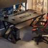 Office Desk; Custom Black Metal Leg Desk For Home Offices thumb 1