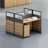 Simple Design 2-Person Wooden Partition Office Table thumb 4
