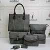 *Quality Original Designer Ladies Business Casual Rubber 5 in 1 Legit  Handbags Backpack Clutch Wallet Set* thumb 0