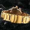 NAVIFORCE 9093 Luxury Brand Gold Quartz Led Clock Men thumb 0