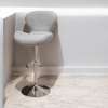 Office Barstool: Swivel Fabric Upholstered Barstool thumb 3